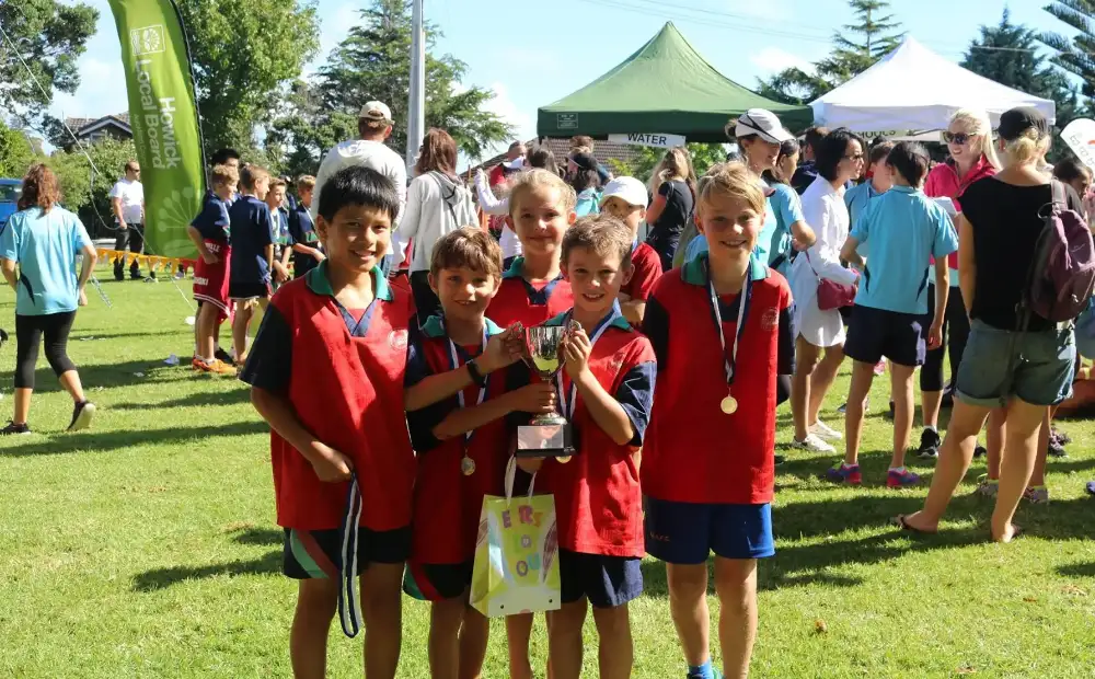 Young kids at the Howick Rotary Fun Walk & Run